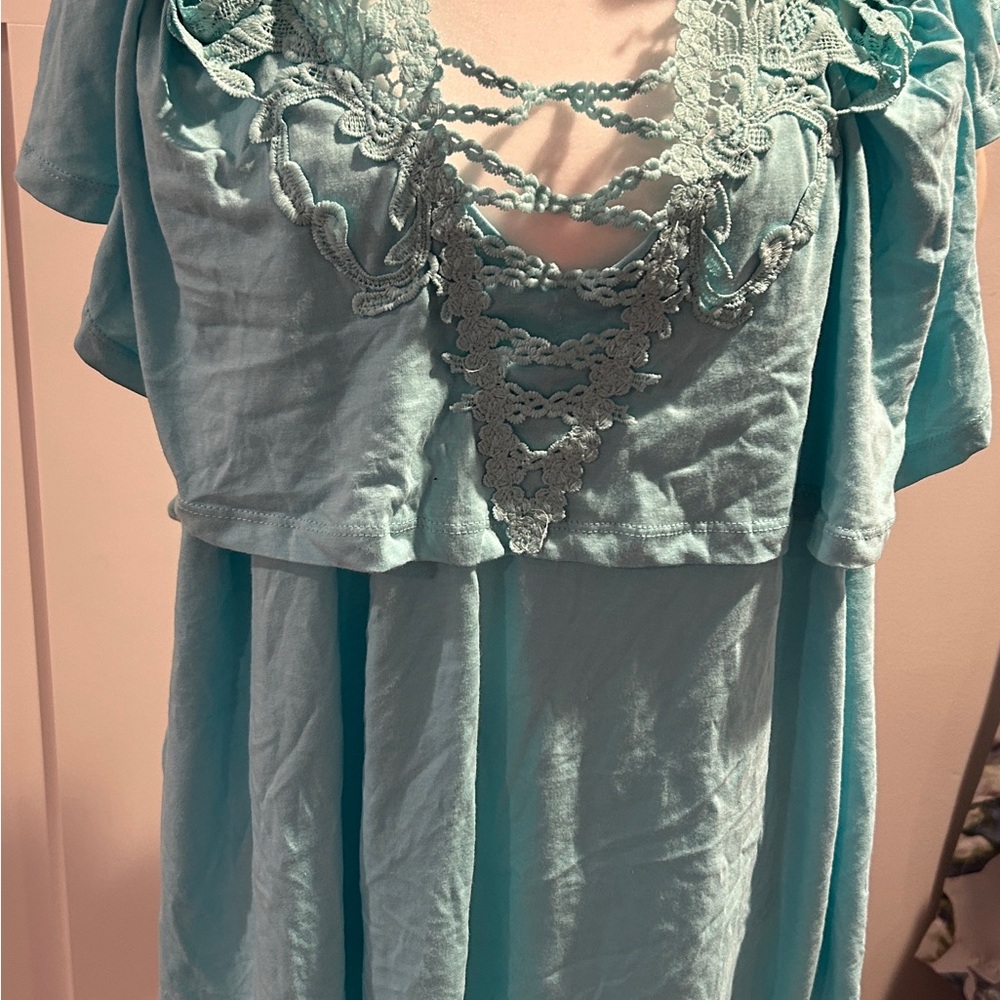 Plus Size Off Shoulder Top